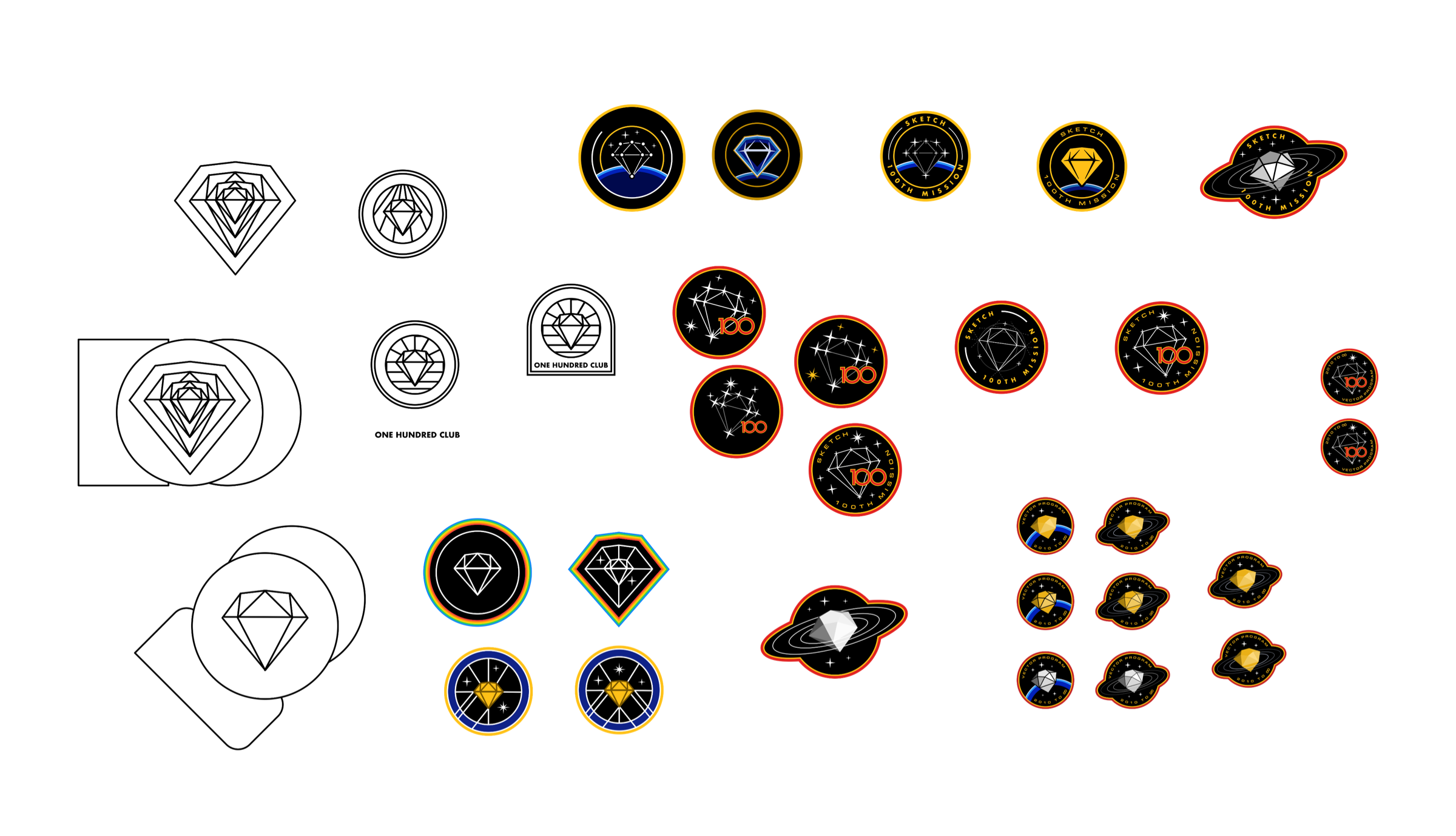 Expanded anniversary patch system