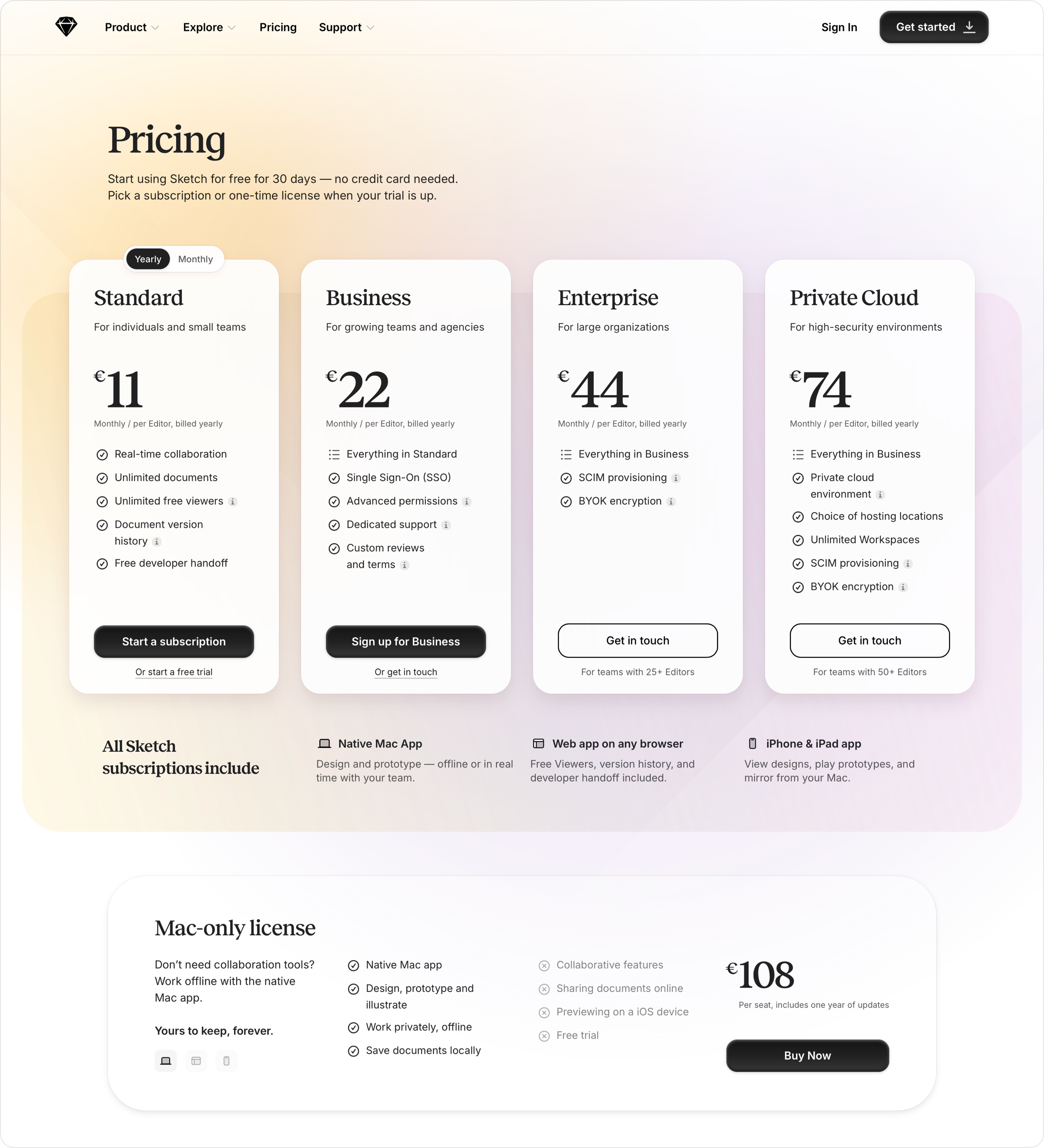 Extended UI examples and cards