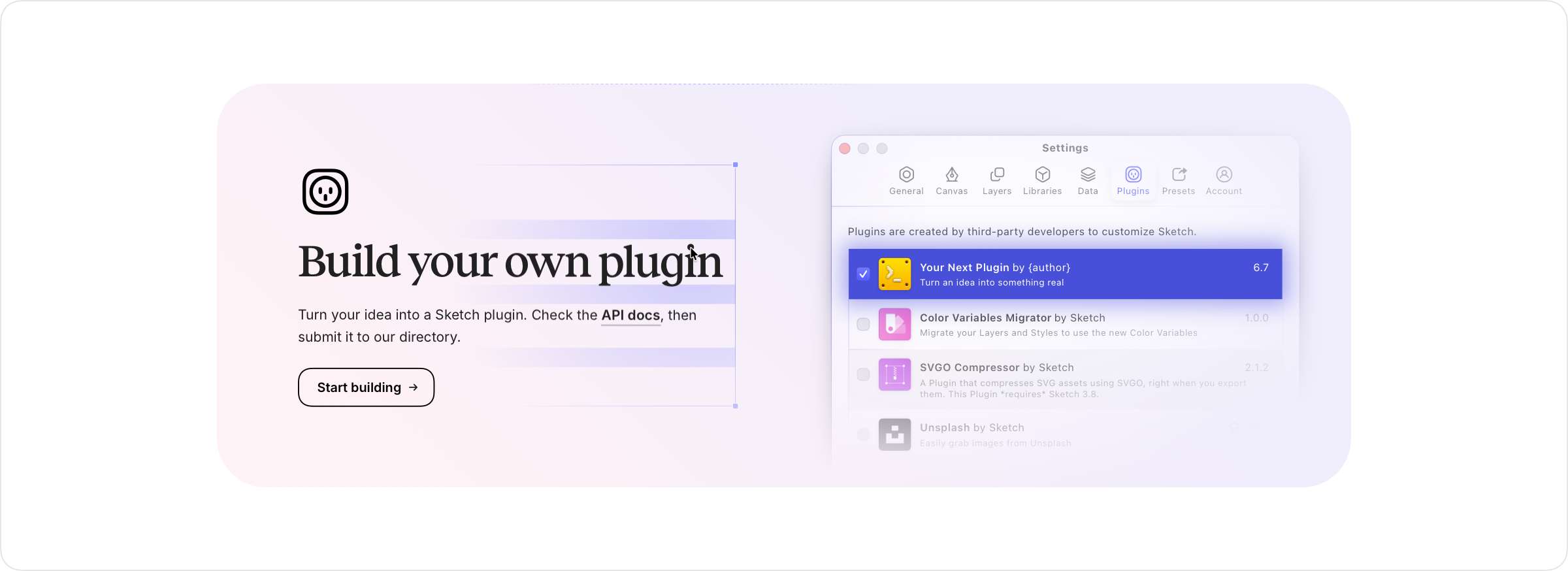 Supporting visual strip with product cards